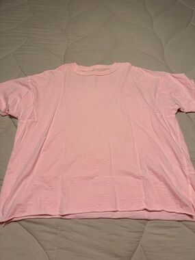 Aerie Soft Pink Basic Crewneck Tee
